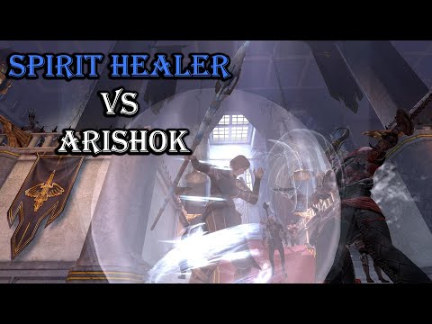 Spirit Healer vs Arishok - Dragon Age 2(Nightmare)