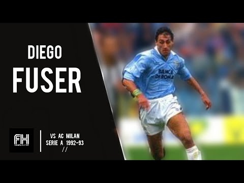Diego Fuser ● Goal and Skills ● AC Milan 5-3 SS Lazio ● Serie A 1992-93