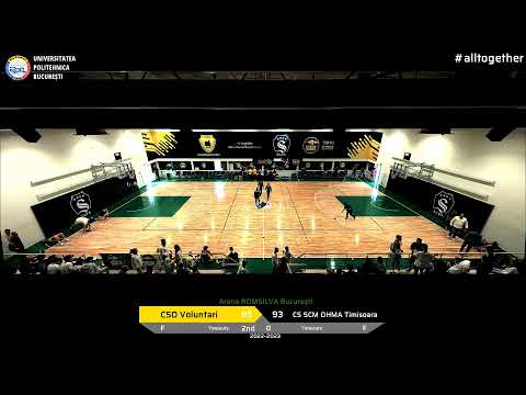 LIVE 🏀 TF U18 FINALA MICA CSO Voluntari vs CS SCM OHMA Timisoara