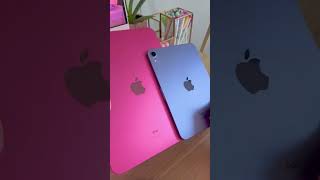 Pink iPad 10th Generation vs Purple iPad Mini #shorts #apple
