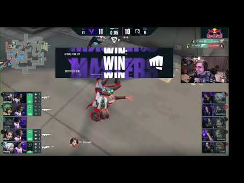 "Precise Gunplay" Shroud reacts to Liquid vs V1 (VCT)