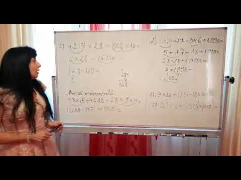 Ordinea efectuarii operatiilor, folosirea parantezelor, partea a II a