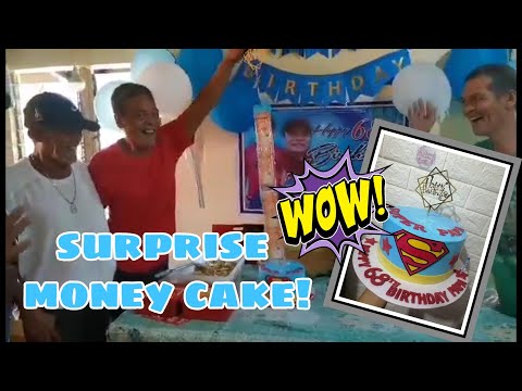 Money Cake! Surpresa para sa mahal naming Papa 😍😇