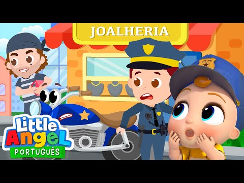 Capa de Joãozinho Quer Ser Policial! 👮 | 🚓 Canal do Joãozinho - Little Angel Português