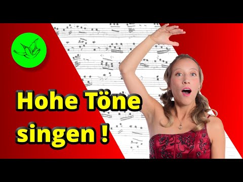Besser hohe Töne singen - 3 Gesangsübungen