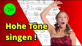 Besser hohe Töne singen - 3 Gesangsübungen