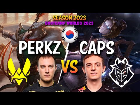 VIT Perkz vs G2 Caps - Perkz AZIR vs Caps ORIANNA Mid - Patch 13.19 KR Ranked