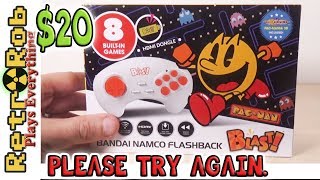 Walmart Exclusive Namco Bandai Flashback Blast! Unboxing, Gameplay and Review.