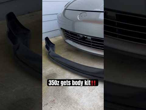 350Z GETS NEW FRONT LIP #350z #vq #nissan #frontlip #fyp #shorts #automobile