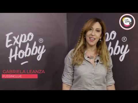 Expohobbytv Gabriela Leanza Fussinglue con articulos de Arte Laser Urquiza