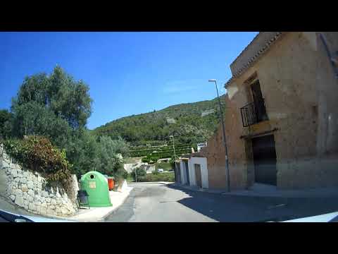 Salida de Adsubia o L'Atzúbia