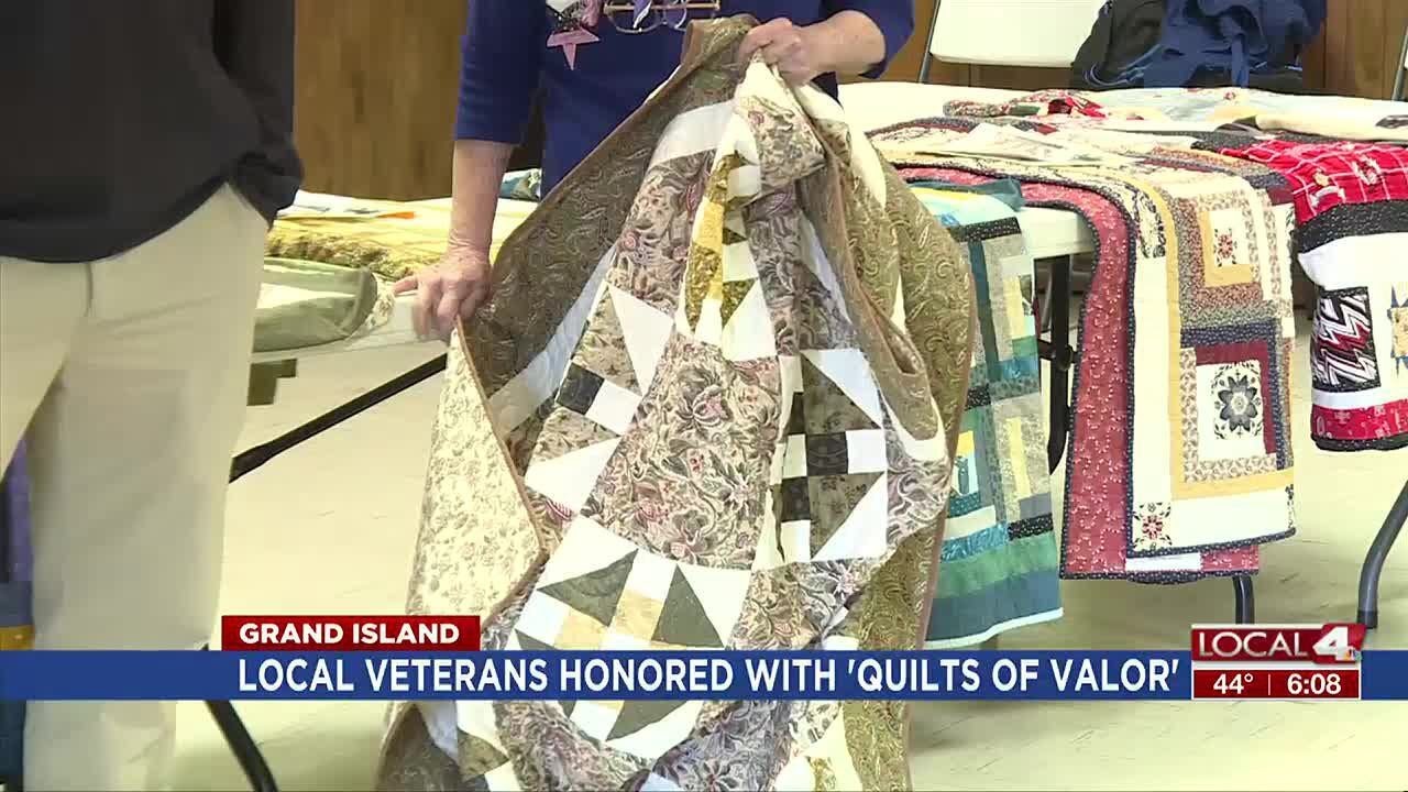 Local Veterans honored with 'Quilts of Valor'