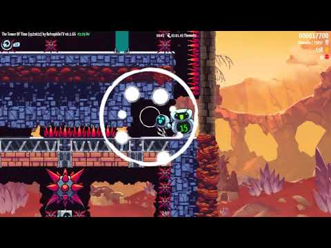 Levelhead Custom Level Speedrun: "The Tower of Time" in 00:58.44