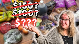 Grocery Haul when You Only Have $186 Left for the Year!