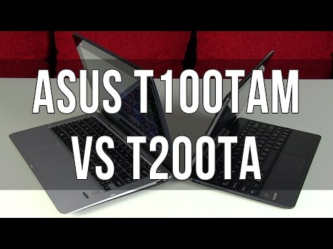 Asus Transformer Book T200TA vs T100TAM comparison