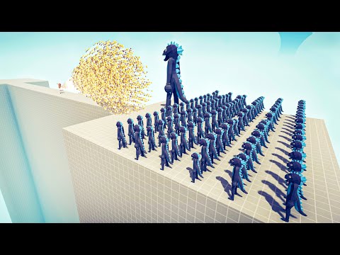 100x BABYZILLA + GODZILLA vs EVERY GOD - Totally Accurate Battle Simulator TABS