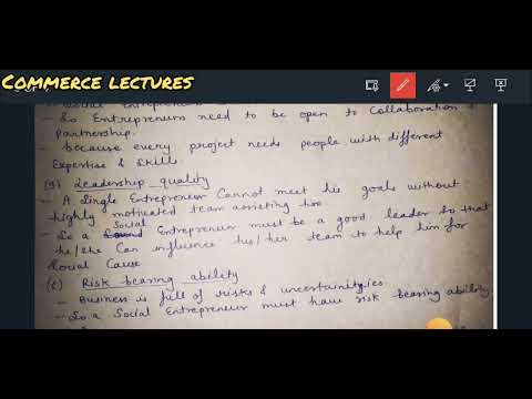 Difference between entrepreneurship and social entrepreneurship class 11 entrepreneurship notes