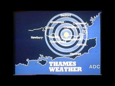 Thames, weather, trailer, adverts & slide announcer Philip Elsmore 23rd April 1984 1 of 8