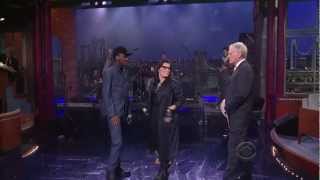 K&#39;naan  feat. Nelly Furtado - Is Anybody Out There (Live Late Show With David Letterman 2012-02-23)