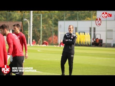 Erstes Training mit Jeff Strasser