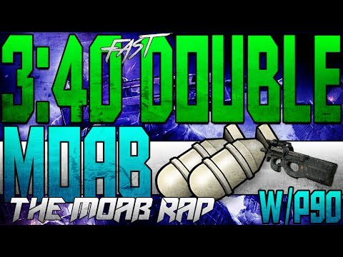 FAST 3:40 Double MOAB w/P90 WITHOUT SUPPORT - @GreenGoblinHD MOAB Rap | WGBM InSheel