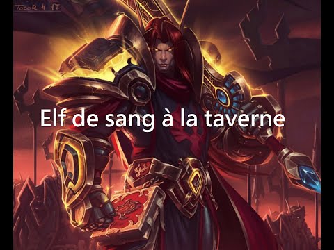 Elf de sang à la taverne - vVv