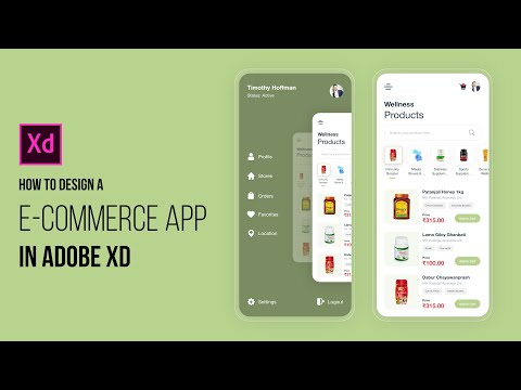 Adobe Xd Web Design - How to design an E-commerce Mobile App in Adobe XD for Beginners | 2022
