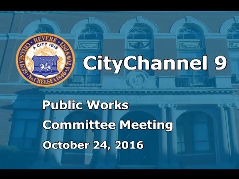 (10/24/16) Public Works Committee Meeting