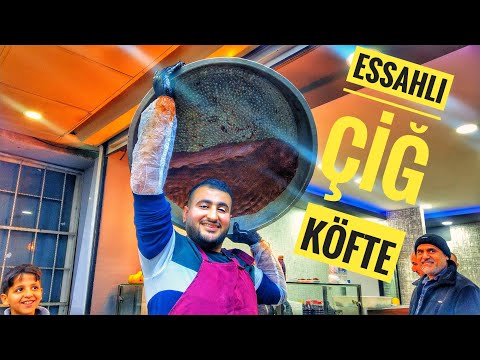 ESSAHLI ÇİĞ KÖFTE BUDUR !! İLK İŞSİZLİK MAAŞIMLA ÇİĞ KÖFTE TEPSİSİ ALDIM !! | Adana Sokak Lezzetleri