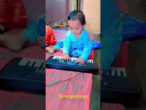 Play with Piano #shorts #daivik #kids #saregamapa
