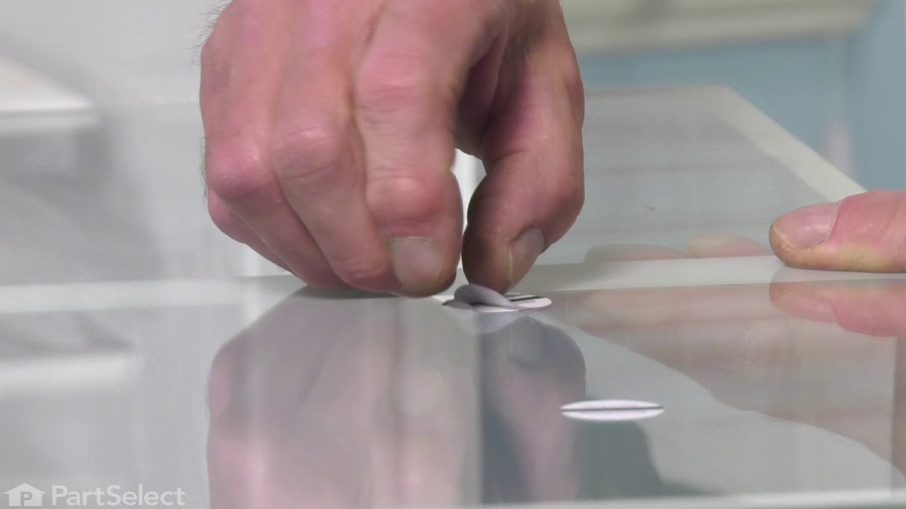 Replacing the Refrigerator Glass Shelf