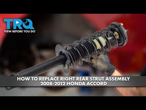 How to Replace Right Rear Strut Assembly 2008-2012 Honda Accord
