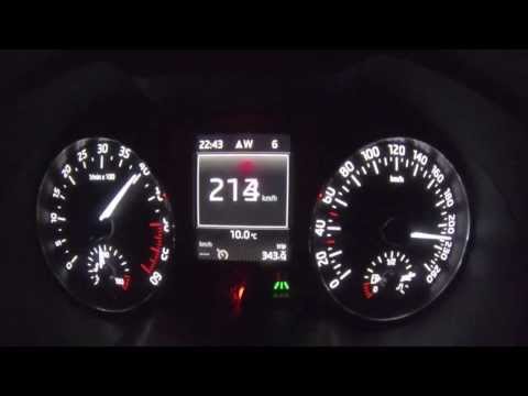 2013 Skoda Octavia 2.0 TDI DSG Top Speed Test [autoroom.pl]