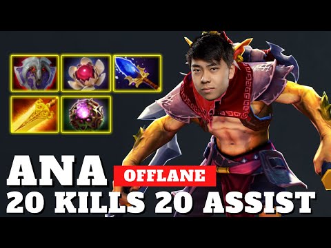 ANA BOUNTY HUNTER OFFLANE | Pro Pub game | How they play?