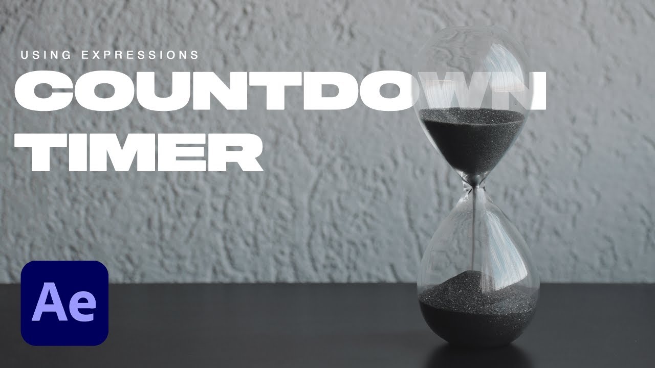 COUNTDOWN TIMER USING AFTER EFFECTS EXPRESSION