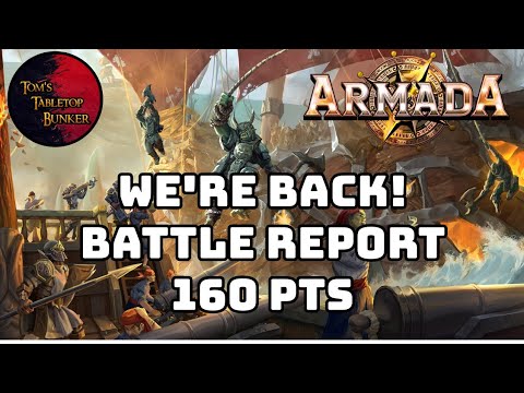 KINGS OF WAR ARMADA battle Report - We're Back! @manticgames