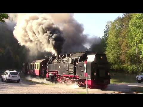 Die HSB im Herbst, Harzer Schmalspurbahn
