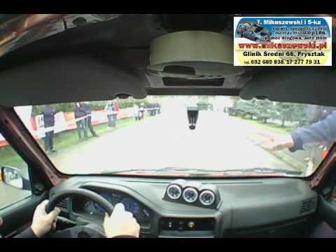 KJS Rajd Lubenia 15.04.2012 Rafał Czajka / Marcin Opora ONBOARD Peugeot 106 OS Gmina