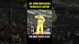 MS Dhoni Unbreakable Record In All IPL Auction History | GBB Cricket