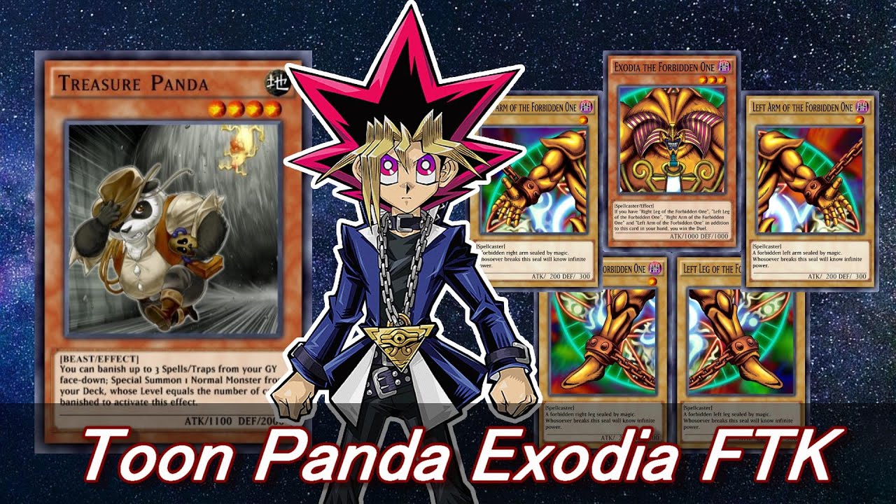 [Yu-Gi-Oh! Duel Links] Toon Panda Exodia FTK