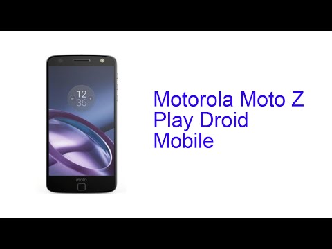Motorola Moto Z Play Droid Mobile Specification [Release in U.S.A. Aug 2016]