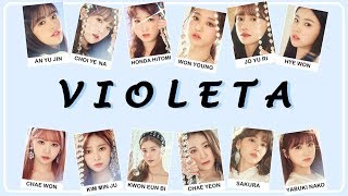 Download lagu Easy Lyric IZ*ONE - VIOLETA by GOMAWO [Indo Sub] mp3