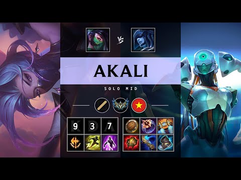 Akali Mid vs Lissandra - VN Challenger Patch 25.15