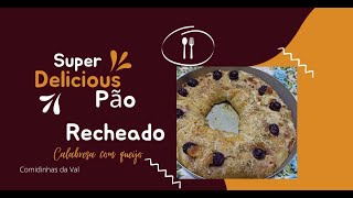 Po recheado calabresa e queijo - timo para lanchar no final de semana