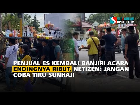 Penjual Es Kembali Banjiri Acara Endingnya Ribut, Netizen: Jangan Coba Tiru Sunhaji