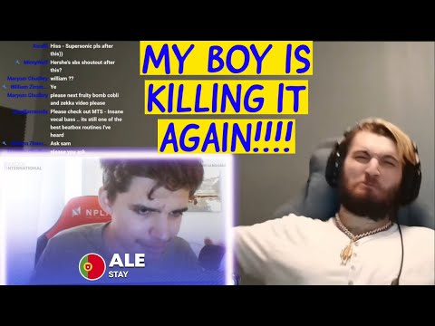 THE TONGUE FLUTE MASTER RETURNS - ALE 🇵🇹 | STAY (REACTION) #beatbox #beatboxing