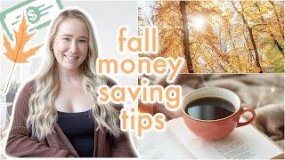 Frugal Fall | How to Save Money this Fall