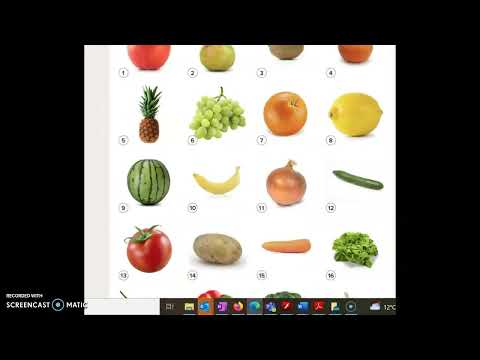 Frukt og grønnsaker - Hei! A1