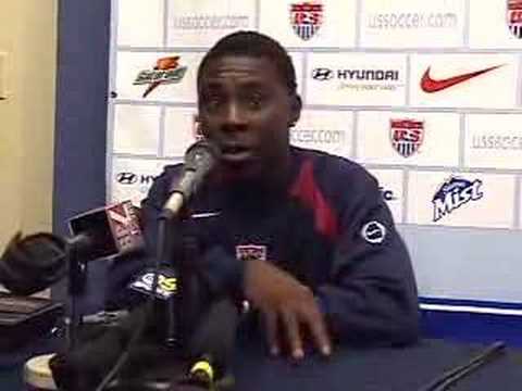 MNT vs. Canada: Adu Post-Game Interview - Jan. 22, 2006