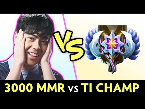 When 3000 MMR mid vs DOUBLE TI WINNER — Ana vs Ancient
